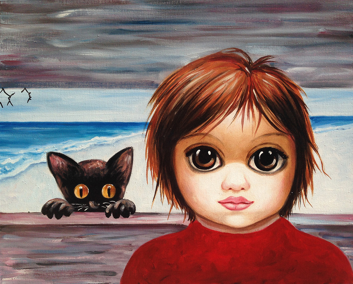 Bambina con gatto