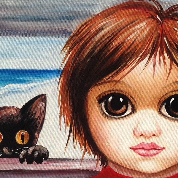 Bambina con gatto